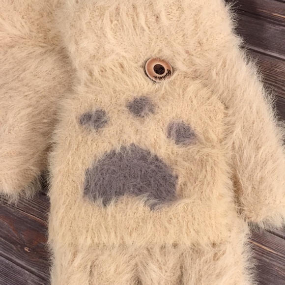 Warm Winter Paw Clamshell Gloves - Picture 6 of 8